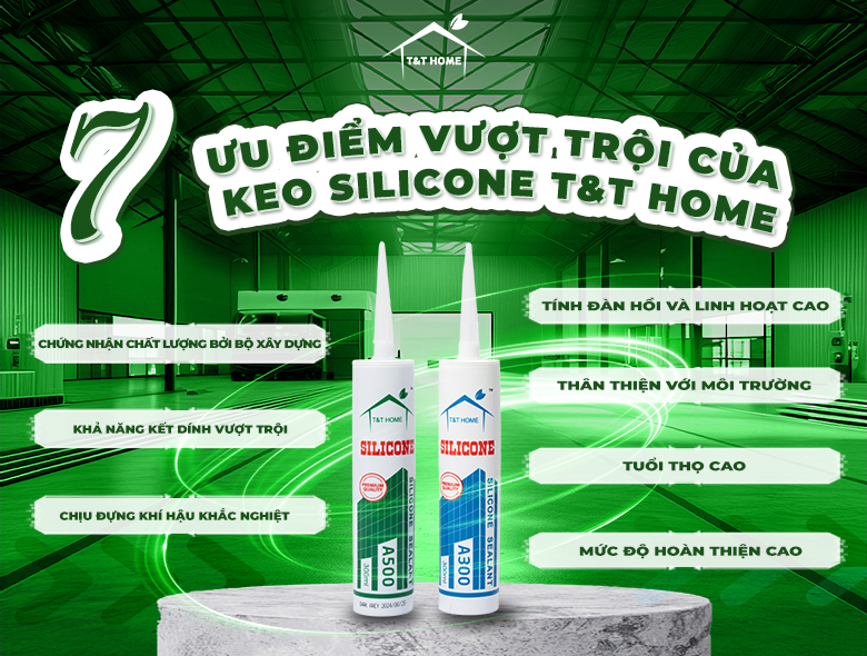 "T&T Home Silicone Sealant: Superior quality, versatile applications, eco-friendly"
