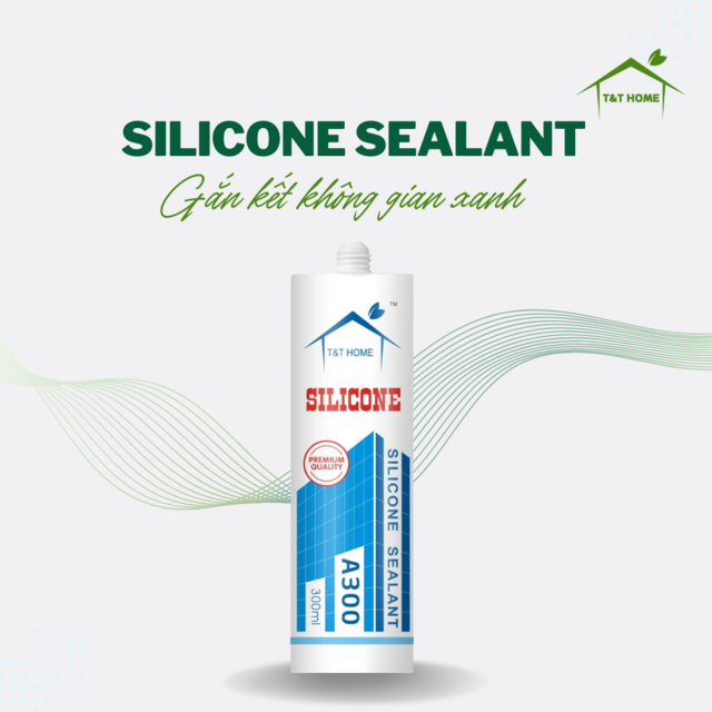 T&T HOME  Silicone Sealant A300 - Màu trắng sứ