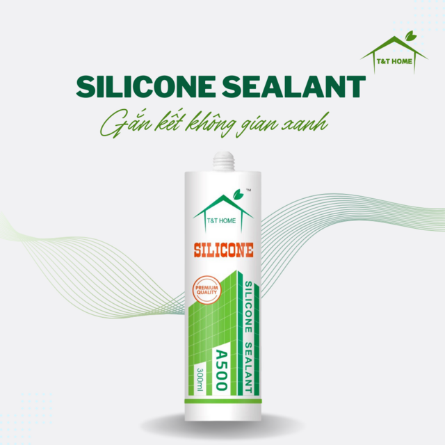 T&T HOME  Silicone Sealant A500 - Màu trắng sứ