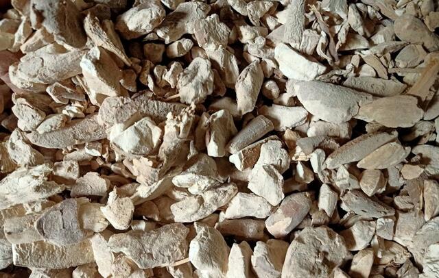 Sliced Cassava