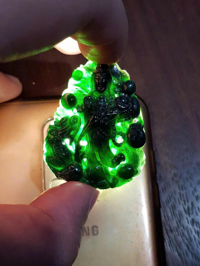 Black Green Jadeite