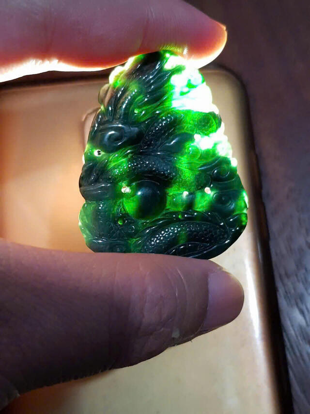 Black Green Jadeite