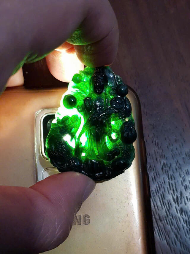 Black Green Jadeite