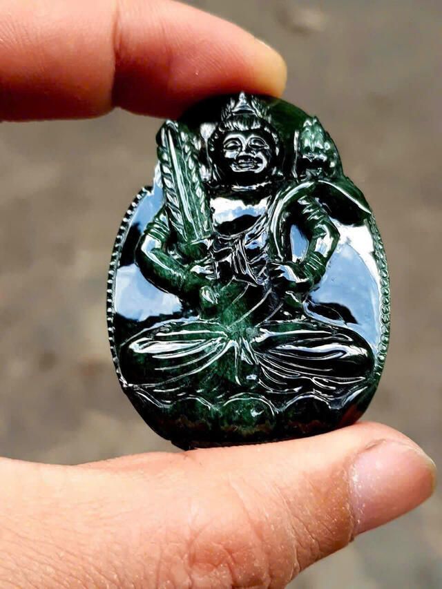 Black Green Jadeite