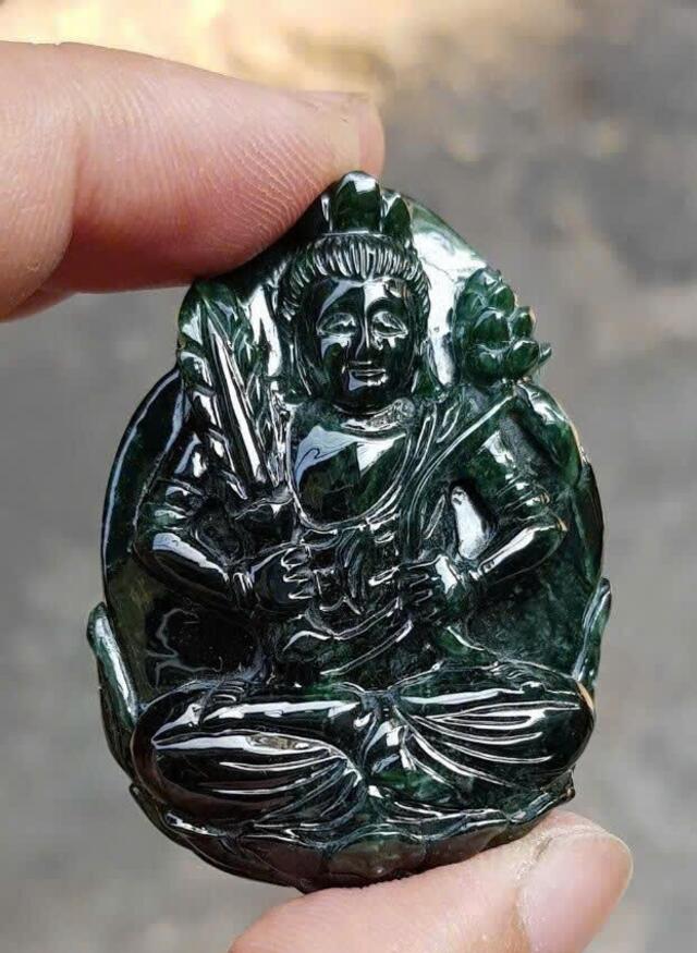 Black Green Jadeite