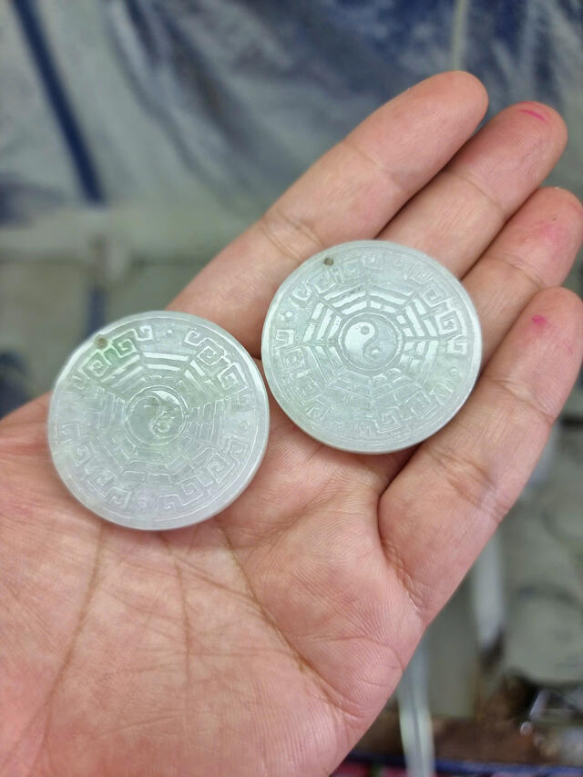White Green Jadeite